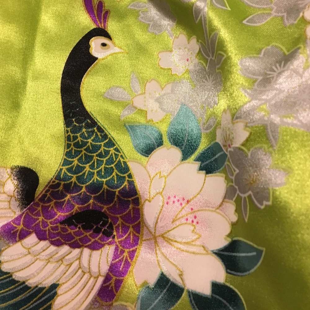 Silk Kimono Robe (Size Medium) - Picture 3 of 4